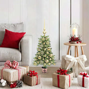 Albero di Natale con 150 LED con supporto Verde 65 cm PE 3396295