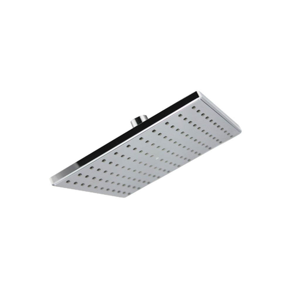 Soffione serie windjet quadro ad un getto, cromato