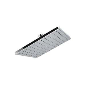 Soffione serie windjet quadro ad un getto, cromato