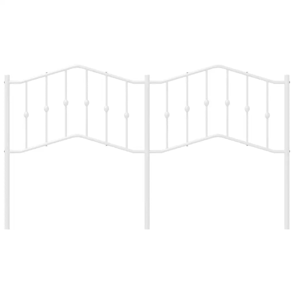 Testiera di Ricambio in Metallo Bianco 180 cm 373874
