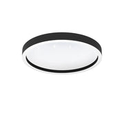 Plafoniera Moderna Montemorelos-Z Alluminio Nero Luce Led Integrato 17,8W