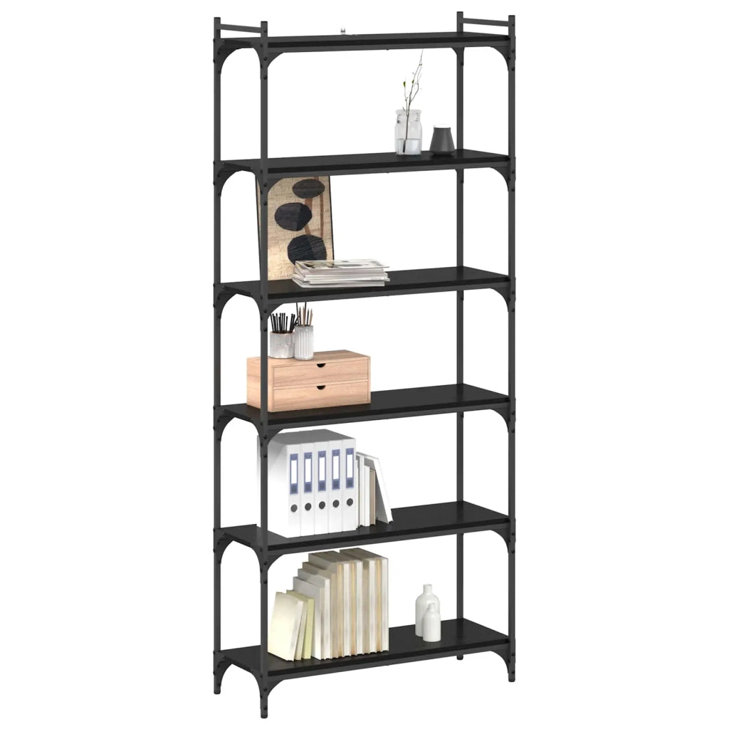Libreria 6 livelli 80 x 30 x 188 cm Legno ingegnerizzato 905654