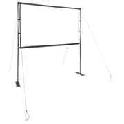 Schermo di Proiezione con Supporti 90 Pollici 16:9