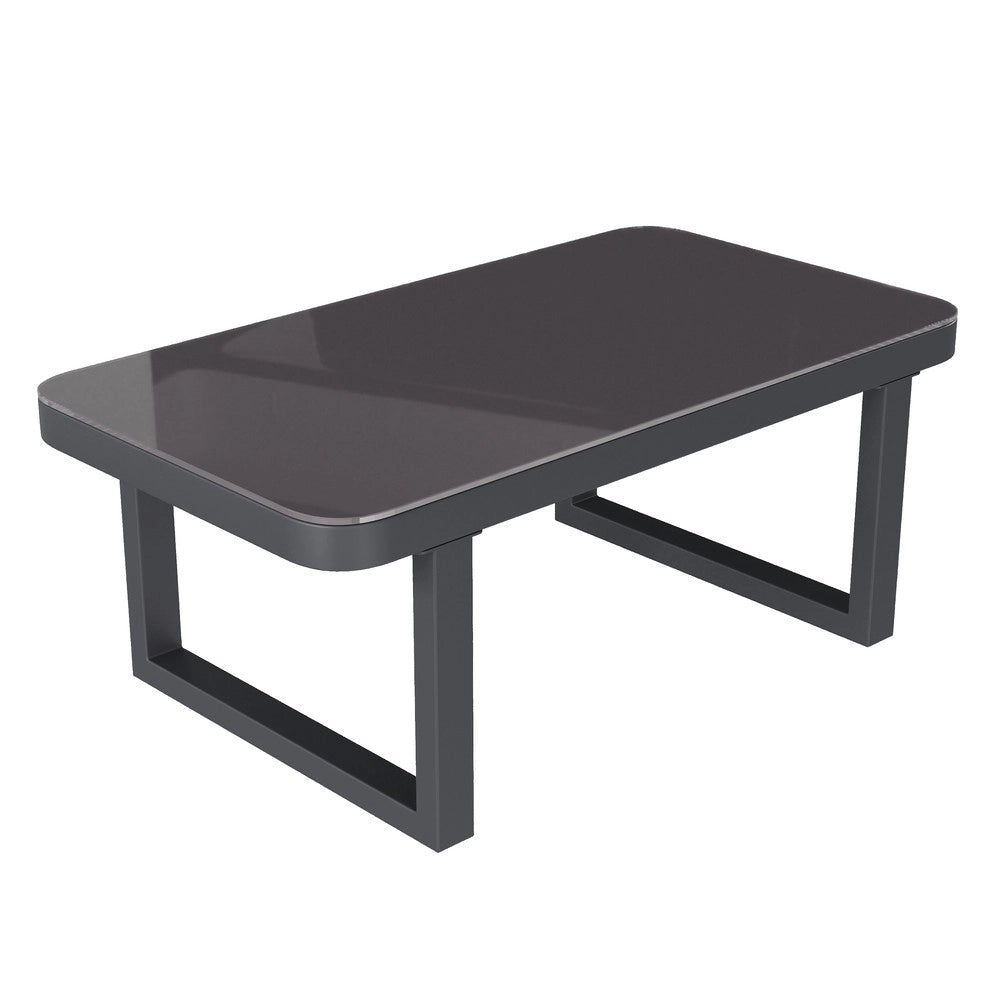 Set Divano Angolare da Giardino con Tavolino ¨C Xylo ¨C Polyrattan Grigio, 6 Posti