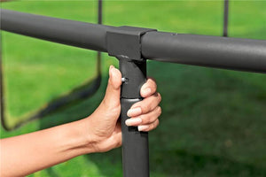 BESTWAY TRAMPOLINO XTREME AIR 4,27X2,86M.ETA BAMBINI 6+ PESO MAX 100KG TAPPETO ELASTICO DA ESTERNI COLORE VERDE E NERO