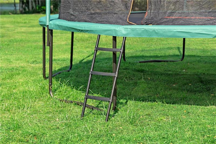 BESTWAY TRAMPOLINO XTREME AIR 4,27X2,86M.ETA BAMBINI 6+ PESO MAX 100KG TAPPETO ELASTICO DA ESTERNI COLORE VERDE E NERO