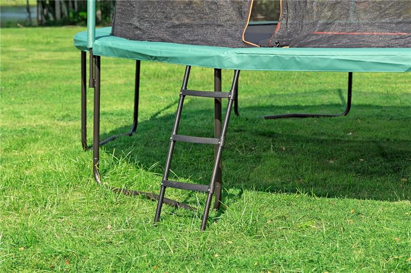 BESTWAY TRAMPOLINO XTREME AIR 4,27X2,86M.ETA BAMBINI 6+ PESO MAX 100KG TAPPETO ELASTICO DA ESTERNI COLORE VERDE E NERO