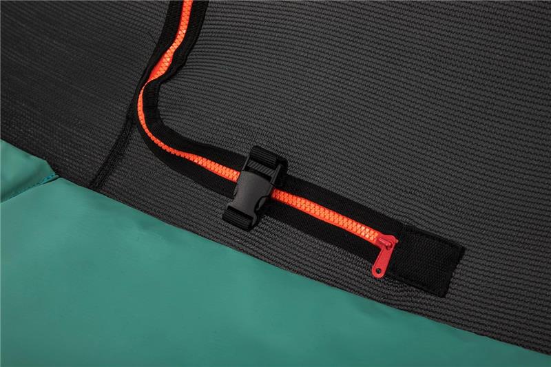 BESTWAY TRAMPOLINO XTREME AIR 4,27X2,86M.ETA BAMBINI 6+ PESO MAX 100KG TAPPETO ELASTICO DA ESTERNI COLORE VERDE E NERO