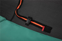 BESTWAY TRAMPOLINO XTREME AIR 4,27X2,86M.ETA BAMBINI 6+ PESO MAX 100KG TAPPETO ELASTICO DA ESTERNI COLORE VERDE E NERO