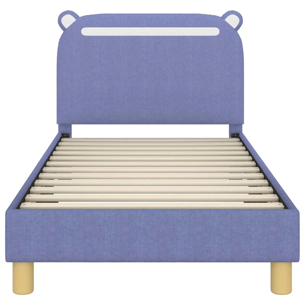 Struttura letto bambini con testata-Giroletto per bambini Blu jeans 80 x 160 cm 290707