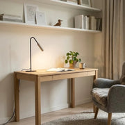 Lampada da tavolo LED Centella in metallo nero | Duzzle