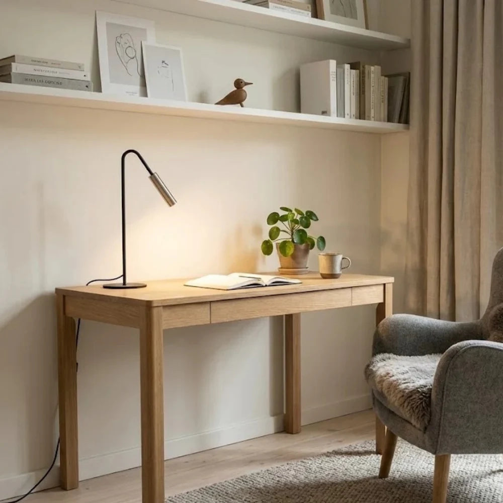Lampada da tavolo LED Centella in metallo nero | Duzzle