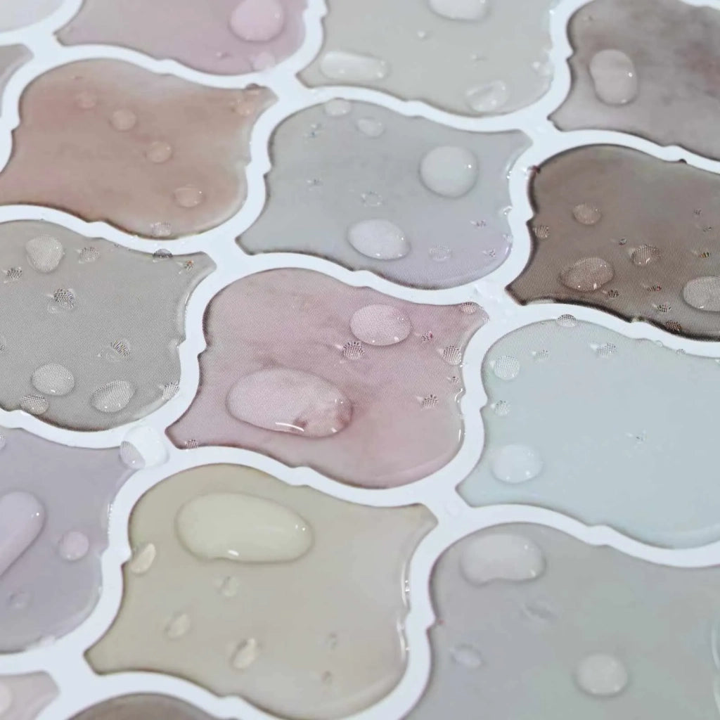 Piastrella Lanturn 10 pcs Beige 27 x 27 cm Poliuretano e PET
