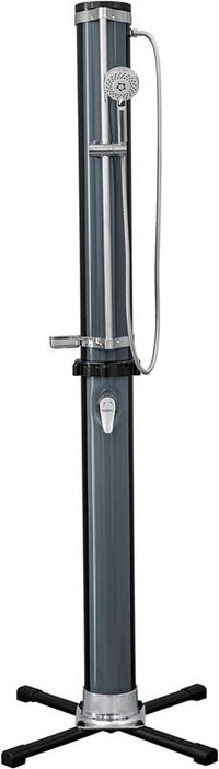 BESTWAY DOCCIA SOLARE CM.60X60X218 35L. CON MISCELATORE,DOCCINO REGOLABILE SERBATOIO NERO SFRUTTA IL CALORE SOLARE