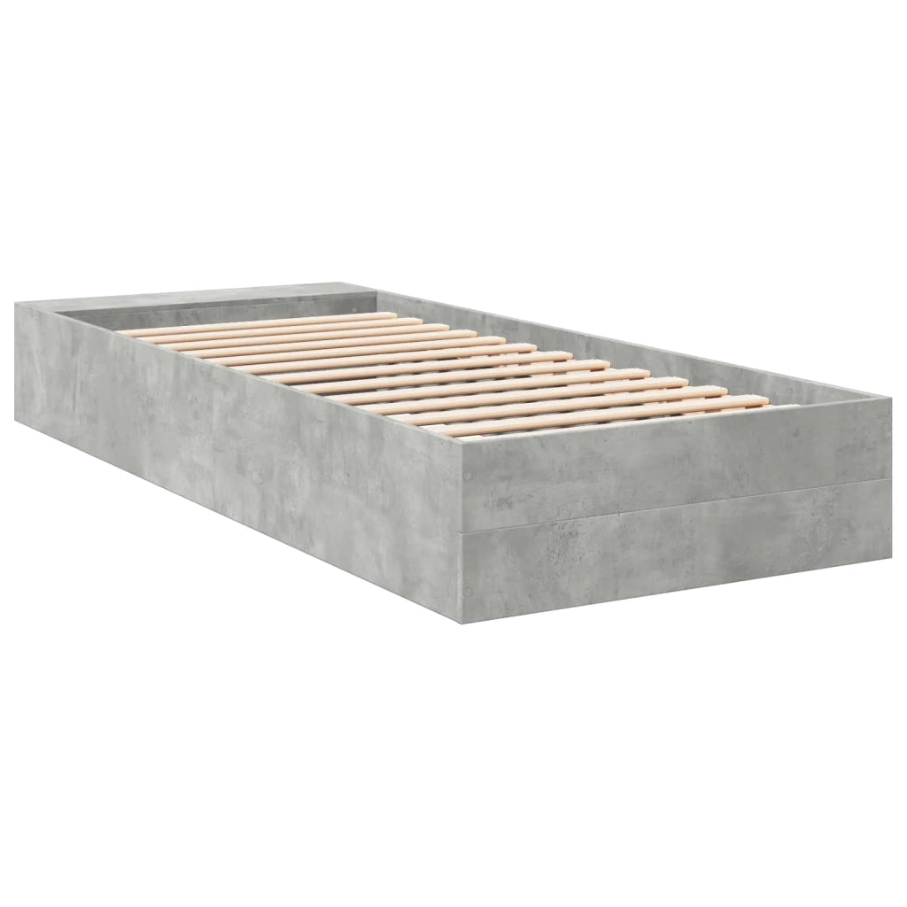 Telaio del letto con storage Grigio Cemento 80 x 200 cm 3429562