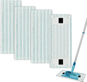 4 Asciugamani Microfibra per Pannelli di Asciugatura per Pannelli di Asciugatura per Moppi Piani - per un Pulito Efficiente dei Pavimenti