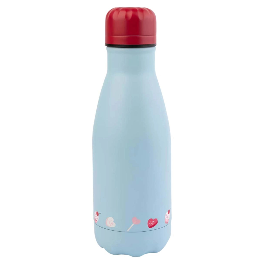 Bottiglia termica 260 ml Modello Purrfect Love con tappo ermetico Blu Pusheen