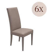 Ferraris, set di Sedie 6 Sedie, Grigio Tortora