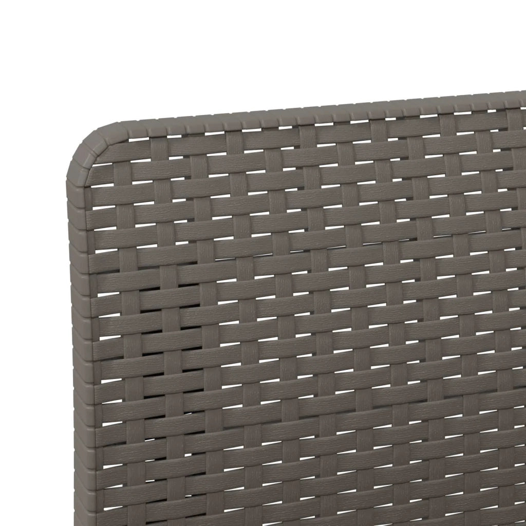 Divano da Giardino a 2 Posti Aspetto Rattan PP Grigio Chiaro 8011923