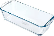 Stampo trasparente a forma di torta - adatto per dolci - 1 pezzo - vetro - 28 x 11,5 x 7,5 cm
