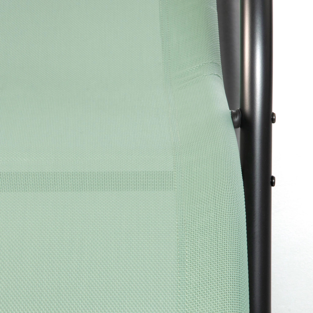 Sedia Sdraio a Dondolo da Giardino Rocking Sky 147,5x62x89 cm in Textilene Verde