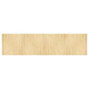 Tappeto del soggiorno | Tappeto Rettangolare Natura Chiaro 100x400 cm in Bamb¨´