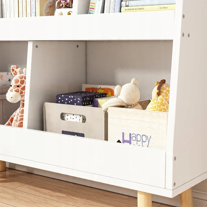 Libreria 60x25x80 cm in finitura bianca, ideale per ogni ambiente.