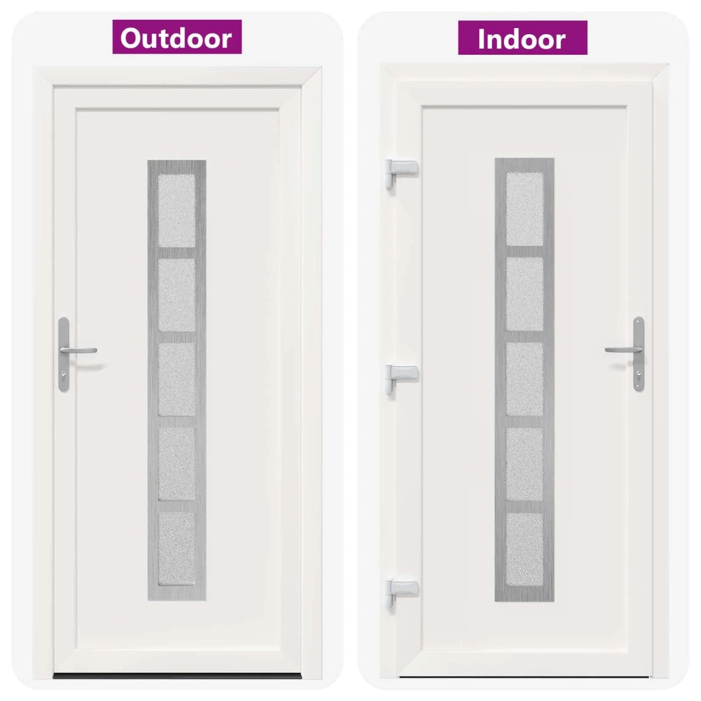 Porta Frontale Bianco 108 x 208 cm PVC 3445714