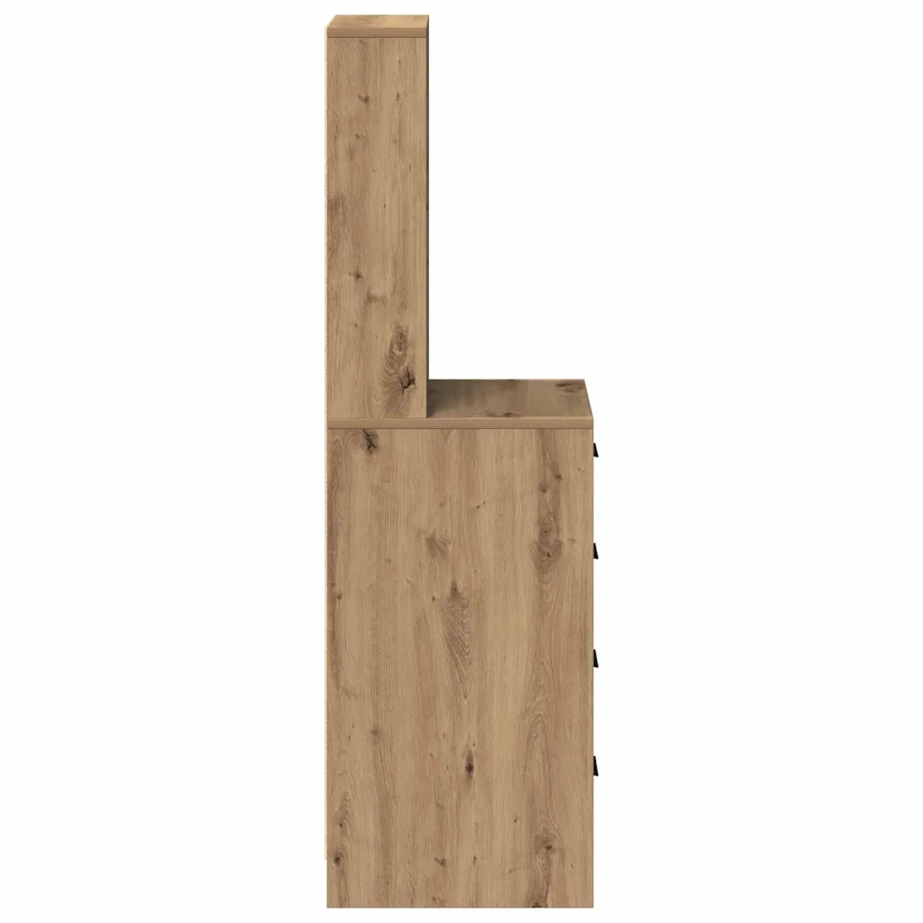 vidaXL Credenza rovere artigianale 40 x 41 x 135 cm Legno multistrato