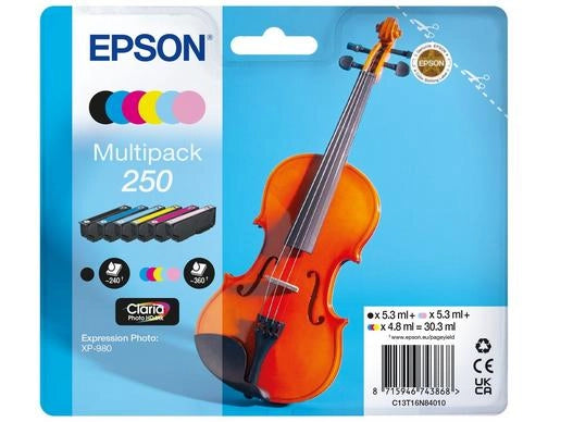Multipack 6-colours 250 ink - c13t16n84010