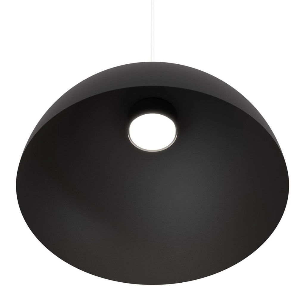 Lampada a sospensione LUNARO bicolore in acciaio
