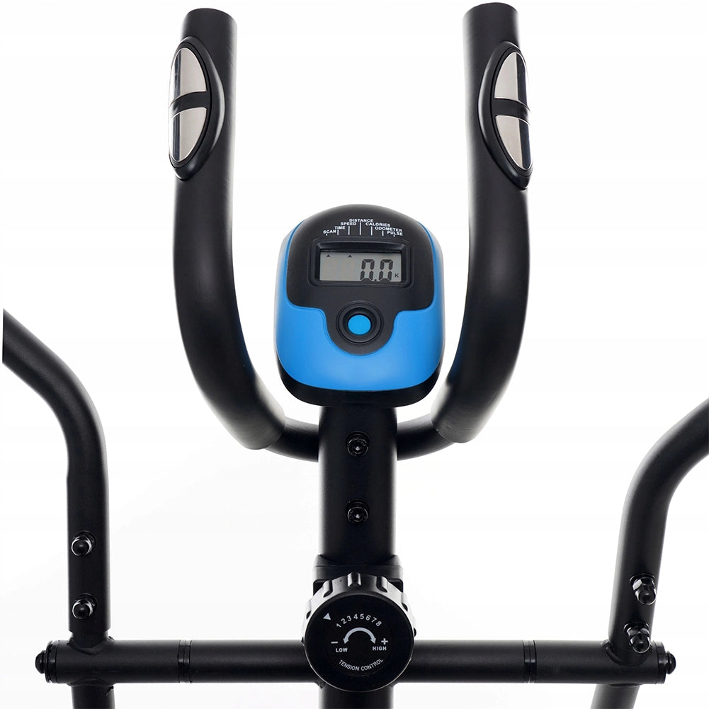 Cyclette Ellittica Allenamento Fitness Cardio Spinning Bike 8 Livelli Resistenza