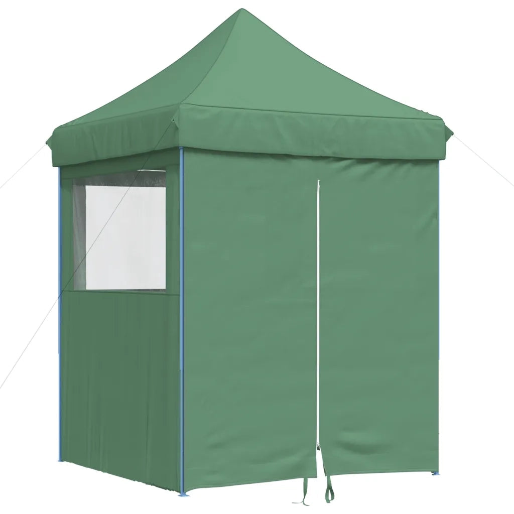 vidaXL Tendone per Feste Pieghevole Pop-Up con 4 Pareti Verde