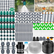Sistema di Irrigazione a Gocce per Giardino - 40m + 6m Set di Microgocce per Piante e Giardinaggio