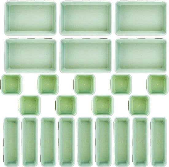 Sistema di carico 24-delic divisore con silicone anti-slip per bagno.