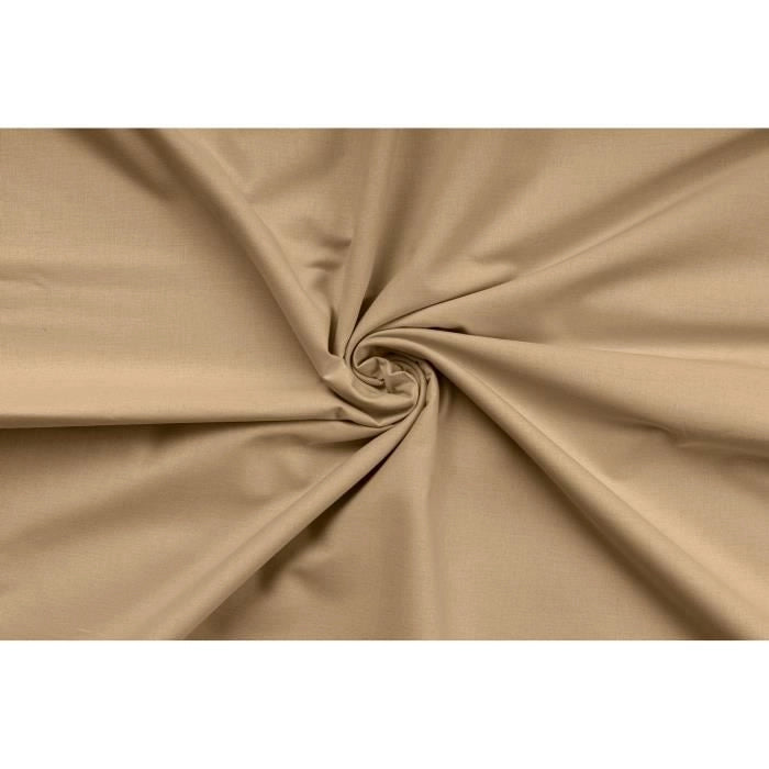 Completo letto - 1 copripiumino 220 x 240 cm + 2 federe 60 x 60 cm - 100% cotone rinforzato - Marrone