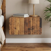 Mobiletto da notte a muro Legno antico 49 x 34,5 x 24 cm 898291