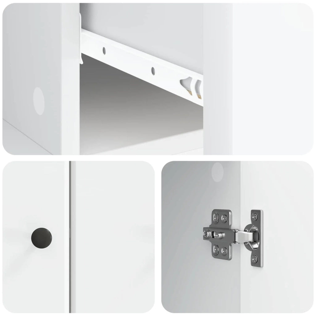 Credenza Bianco 66 x 34,5 x 90 cm Legno ingegnerizzato 895545