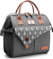 Borsa termica da 11L per picnic, lavoro all'aperto (grigio)