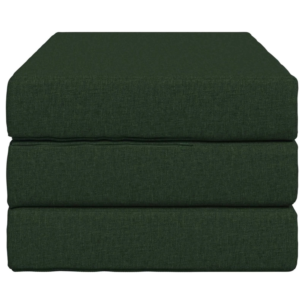 Divano Letto Pieghevole 80 x 67 x 45 cm Verde Scuro 900175