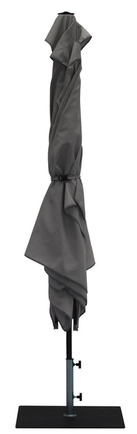 Ombrellone da Giardino 3x2 m Palo Ø38 mm in Alluminio Tessuto Olefin Trend Grigio