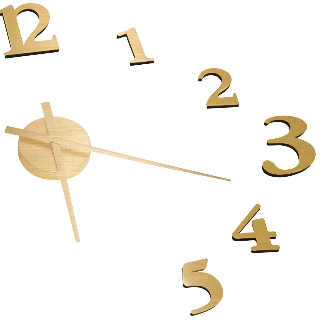 Orologio da Parete 3D Design Moderno Oro 100 cm XXL 325151