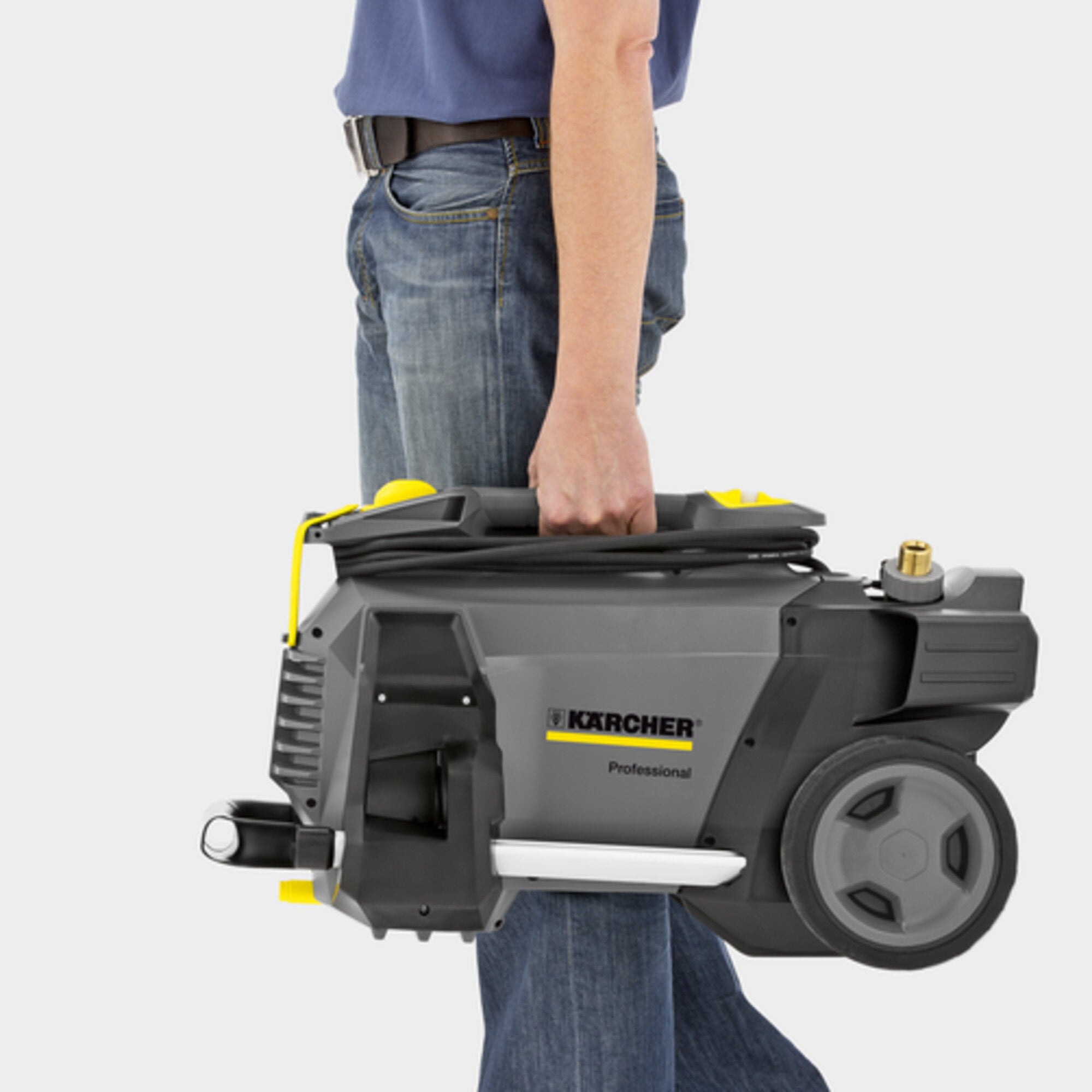 KARCHER Idropulitrice Professionale alta pressione HD 5/15 C - Portata: 500 l/h - Temperatura ingresso acqua: 60 °C - Pressione di lavoro: 150 / 15 bar / MPa