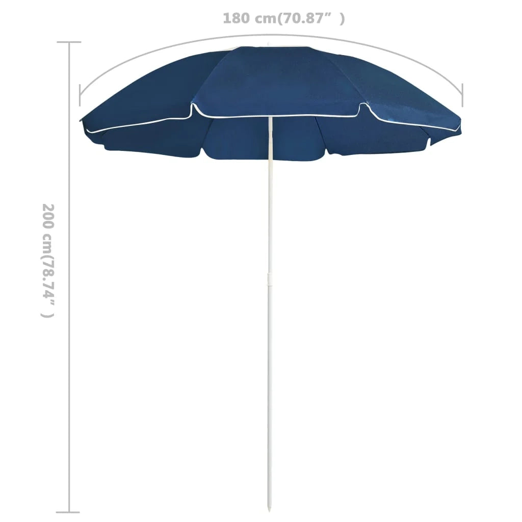 Ombrellone da esterno con palo in acciaio 180 cm blu 02_0008201