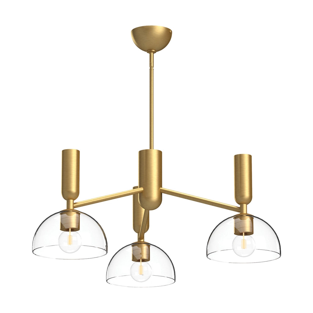 Alora Mood JUDE lampada a sospensione 3 luci oro spazzolato