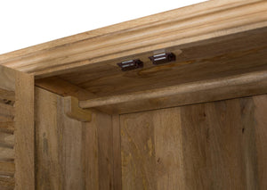 Armadio in legno di mango naturale