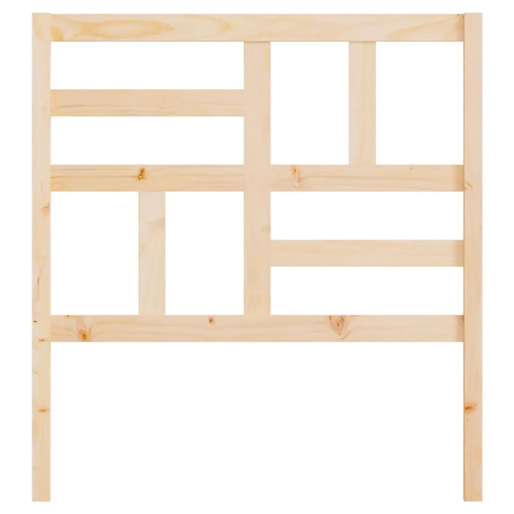 Testiera per Letto 81x4x104 cm in Legno Massello di Pino 818165