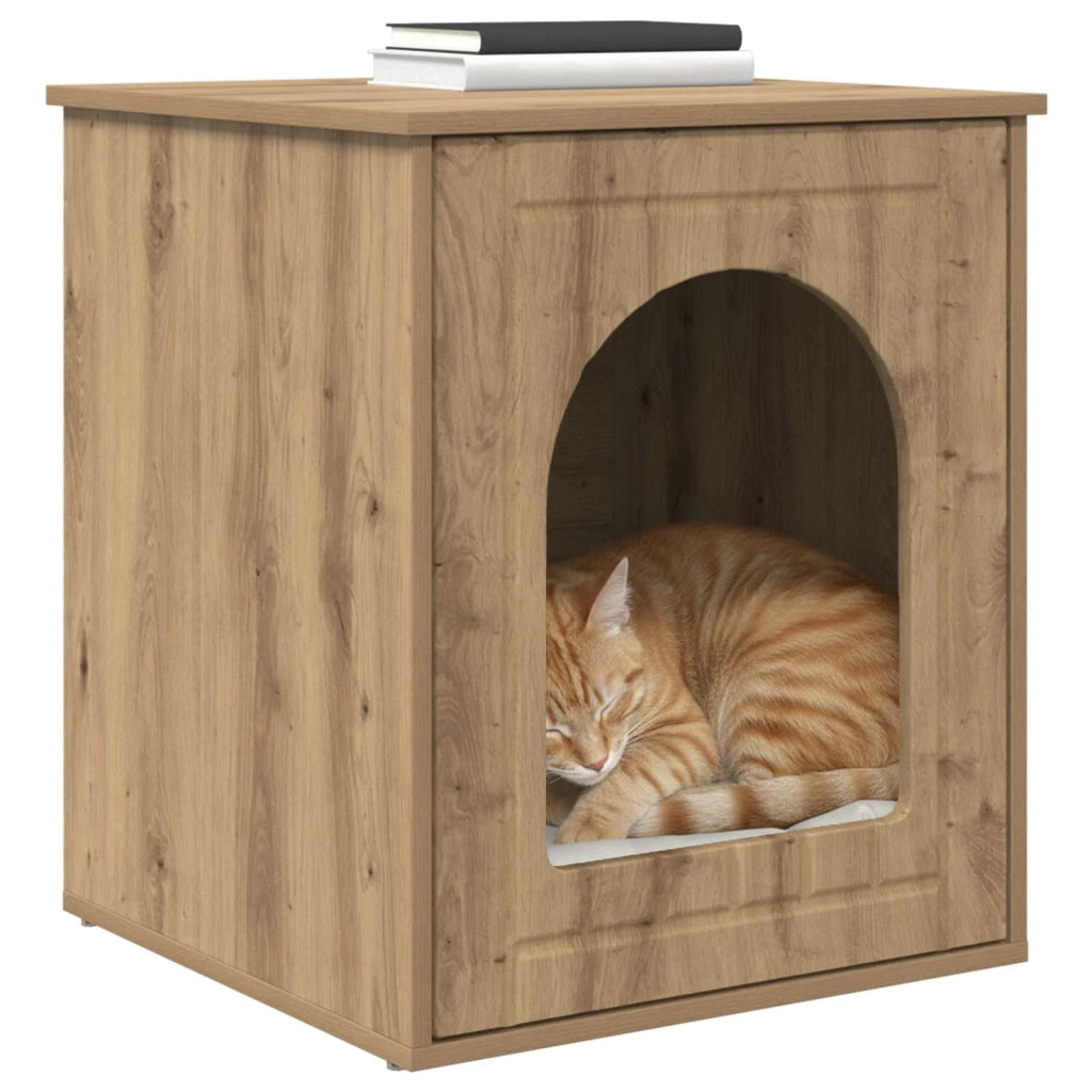 Casa per Gatti Rovere Artigianale 53 x 52 x 62 cm 8000715