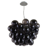 Italux Bento lampadario moderno cromo/nero 8xG9 PND-7273