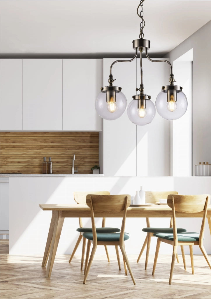 Lampadario Candellux Ballet 33-70869 ottone 3xE27